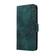 Samsung Galaxy S25+ 5G Embossed Rhombus Starry Leather Phone Case - Green