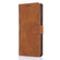 Samsung Galaxy S25+ 5G Fantasy Skin-feel Calfskin Texture Leather Phone Case - Brown