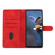 Samsung Galaxy S25+ 5G Flower Butterfly Embossing Pattern Leather Phone Case - Red