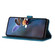 Samsung Galaxy S25+ 5G Flower Embossing Pattern Leather Phone Case - Blue