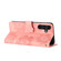 Samsung Galaxy S25+ 5G Flower Embossing Pattern Leather Phone Case - Pink