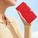 Samsung Galaxy S25+ 5G Flower Embossing Pattern Leather Phone Case - Red