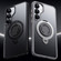 Samsung Galaxy S25+ 5G Frosted MagSafe Phone Case with 360 Degree Rotating Holder - Grey