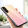Samsung Galaxy S25+ 5G Gradient Color Glass Phone Case - Yellow Pink
