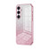 Samsung Galaxy S25+ 5G Gradient Glitter Powder Electroplated Phone Case - Pink