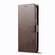 Samsung Galaxy S25+ 5G LC.IMEEKE Calf Texture Leather Phone Case - Coffee