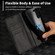 Samsung Galaxy S25+ 5G LC.IMEEKE Carbon Fiber Leather Phone Case - Horizontal Black