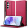 Samsung Galaxy S25+ 5G LC.IMEEKE L1 Series Frosted Fine Texture PU Phone Case - Red