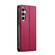 Samsung Galaxy S25+ 5G LC.IMEEKE L1 Series Frosted Fine Texture PU Phone Case - Red