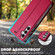 Samsung Galaxy S25+ 5G LC.IMEEKE L1 Series Frosted Fine Texture PU Phone Case - Red