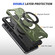 Samsung Galaxy S25+ 5G MagSafe Magnetic Shockproof Phone Case with Ring Holder - Dark Green