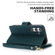 Samsung Galaxy S25+ 5G Multi-Card Wallet RFID Leather Phone Case - Green
