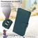 Samsung Galaxy S25+ 5G Multi-Card Wallet RFID Leather Phone Case - Green