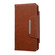 Samsung Galaxy S25+ 5G Multifunctional 7-Card Wallet Leather Phone Case - Brown