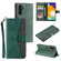 Samsung Galaxy S25+ 5G Nail Skin Feel Stitching Calf Texture Leather Phone Case - Green