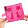 Samsung Galaxy S25+ 5G Pen Heart Cat Embossed Leather Phone Case - Pink