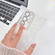Samsung Galaxy S25+ 5G Plating Glitter Texture TPU Phone Case with Lens Film - White Shell Pattern
