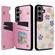 Samsung Galaxy S25+ 5G Printed Double Buckle RFID Anti-theft Phone Case - Blossoming Flowers