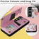 Samsung Galaxy S25+ 5G Printed Double Buckle RFID Anti-theft Phone Case - Pastoral Rose