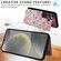 Samsung Galaxy S25+ 5G Printed Double Buckle RFID Anti-theft Phone Case - Pastoral Rose