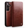 Samsung Galaxy S25+ 5G QIALINO Genuine Leather Phone Case - Brown