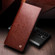 Samsung Galaxy S25+ 5G QIALINO Genuine Leather Phone Case - Brown