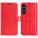 Samsung Galaxy S25+ 5G R64 Texture Horizontal Flip Leather Phone Case - Red