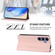 Samsung Galaxy S25+ 5G RC01 Dual-Folded Magnetic Suction RFID Leather Phone Case - Pink