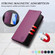 Samsung Galaxy S25+ 5G RC01 Dual-Folded Magnetic Suction RFID Leather Phone Case - Violet
