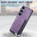 Samsung Galaxy S25+ 5G Retro Leather Card Bag Magnetic Phone Case - Purple