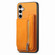 Samsung Galaxy S25+ 5G Retro MagSafe Zipper Wallet Card Bag Back Phone Case - Yellow