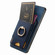 Samsung Galaxy S25+ 5G Retro Splitable Magnetic Stand Card Bag Leather Phone Case - Blue