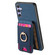 Samsung Galaxy S25+ 5G Retro Splitable Magnetic Stand Card Bag Leather Phone Case - Blue