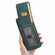 Samsung Galaxy S25+ 5G Retro Splitable Magnetic Stand Card Bag Leather Phone Case - Green