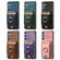 Samsung Galaxy S25+ 5G Retro Splitable Magnetic Stand Card Bag Leather Phone Case - Green
