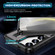 Samsung Galaxy S25+ 5G Ring Holder Carbon Fiber PC Hybrid TPU Phone Case - Grey