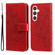 Samsung Galaxy S25+ 5G Seven-petal Flowers Embossing Leather Phone Case - Red