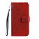 Samsung Galaxy S25+ 5G Seven-petal Flowers Embossing Leather Phone Case - Red