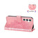 Samsung Galaxy S25+ 5G Seven-petal Flowers Embossing Leather Phone Case - Rose Gold