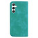 Samsung Galaxy S25+ 5G Seven-shaped Embossed Leather Phone Case - Green