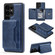 Samsung Galaxy S25+ 5G Shield Multi-functional MagSafe Card Bag Phone Case - Blue