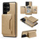 Samsung Galaxy S25+ 5G Shield Multi-functional MagSafe Card Bag Phone Case - Desert Gold Samsung Galaxy S25+ 5G Shield Multi-functional MagSafe Card Bag Phone Case - Desert Gold