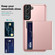 Samsung Galaxy S25+ 5G Shockproof Armor Phone Case with Card Slot - Green