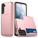 Samsung Galaxy S25+ 5G Shockproof Armor Phone Case with Card Slot - Rose Gold