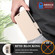 Samsung Galaxy S25+ 5G Side Buckle RFID Anti-theft Leather Phone Case - Apricot