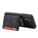 Samsung Galaxy S25+ 5G Skin Feel Dream RFID Anti-theft PU Card Bag Phone Case - Black
