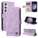 Samsung Galaxy S25+ 5G Skin Feel Life Tree Metal Button Leather Phone Case - Purple