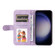 Samsung Galaxy S25+ 5G Skin Feel Life Tree Metal Button Leather Phone Case - Purple
