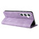 Samsung Galaxy S25+ 5G Skin Feel Life Tree Metal Button Leather Phone Case - Purple
