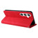 Samsung Galaxy S25+ 5G Skin Feel Life Tree Metal Button Leather Phone Case - Red